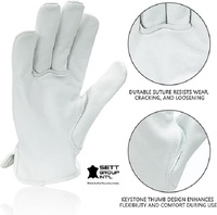 Gants de conduite en cuir de chèvre de qualité supérieure OEM, mitaines de travail pour les activités de plein air, le ski, le cyclisme, la pêche, la conduite de camion, l'utilisation quotidienne