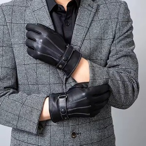 Guantes de moda para hombres 2025 Guantes de mejor diseño más vendidos Estilo único Guantes de cuero de alta calidad de Pakistán - Product Image 4