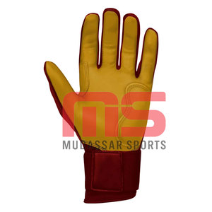 Guantes de Bateo de Béisbol de Cuero de Secado Rápido con Bate de Bambú, Hechos a Medida, Equipo de Alto Rendimiento para el Día del Juego - Product Image 6