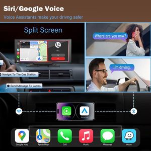 9 ''10,26'' наружный внешний Wi-Fi Автомобильный видеорегистратор 4k HD передняя задняя двойная запись Автомобильный навигатор портативный экран - Product Image 4