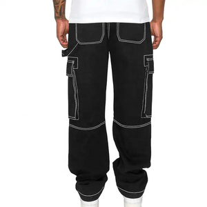 Pantalones y Jeans de Talla Grande al por Mayor con 6 Bolsillos, Pantalones Cargo para Hombre OEM - Product Image 4