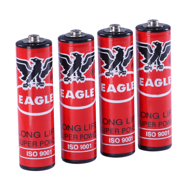 Long Life AA 1.5V Carbon Zinc Battery R6P Con O Eco Friendly 24pcs Wholesale Pack