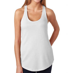 Womens French Terry <b>Tank</b> <b>Top</b> White Bella Canvas Women's Flowy <b>Racerback</b> <b>Tank</b> <b>Tops</b> - Product Image 1