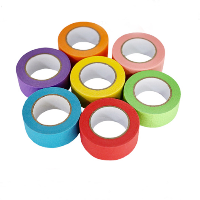 Heat-Resistant Waterproof Acrylic Self-Adhesive High Temperature Tape Die Cut Water Activated Automotive Paint Decoration