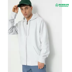 Sweat-shirts à fermeture éclair unisexes de conception vintage fabriqués au Pakistan, 100% coton, prix de gros abordable, confortables - Product Image 1