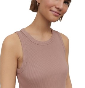 2025 femmes respirant tricoté débardeur confortable courte longueur sans manches gilet pour décontracté été Yoga porter - Product Image 4