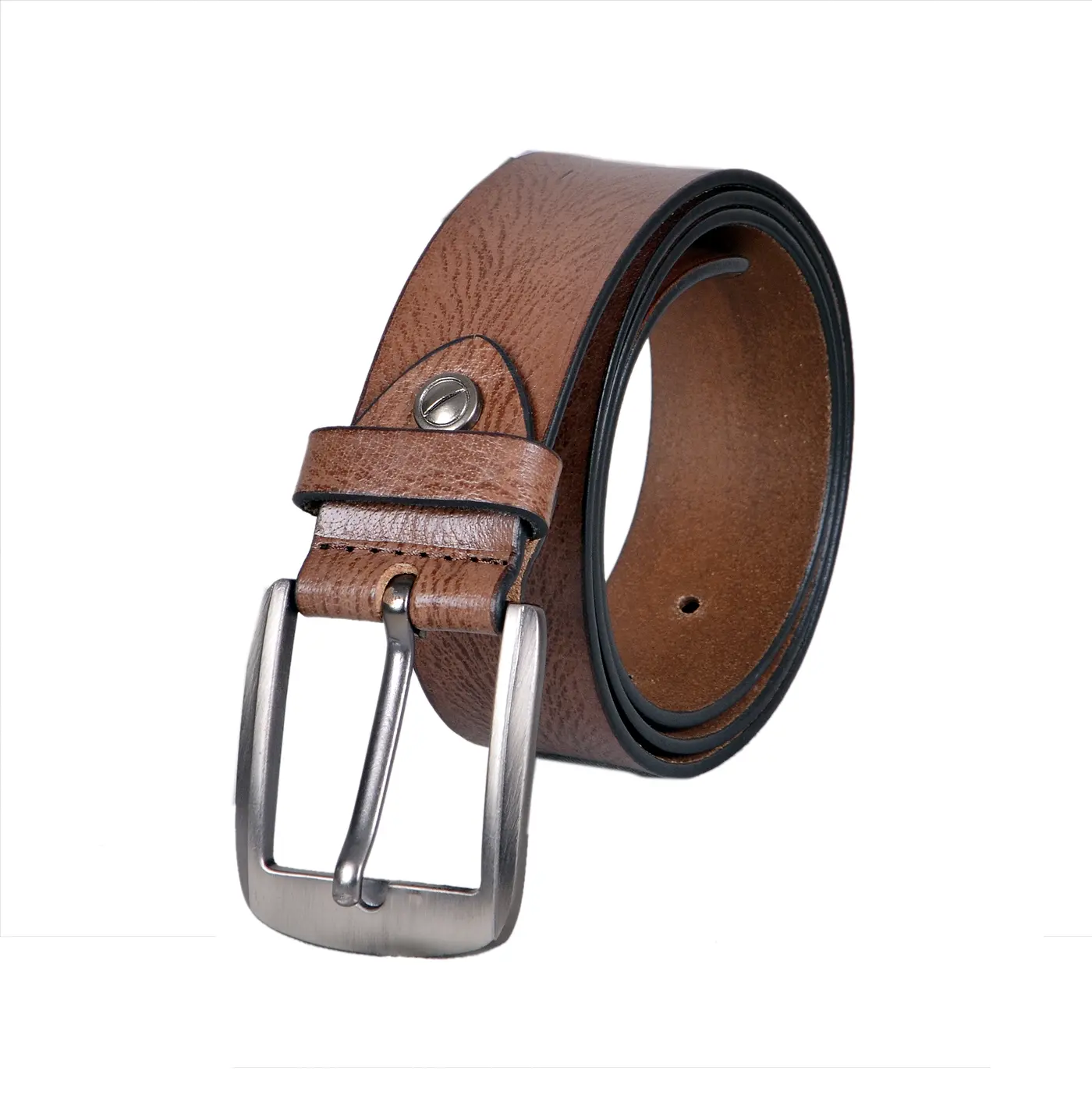 Pure Leather Belt Crunched LE Brown Leather Belt Mens Leather Belt from Indian Exporter and Manufacturer