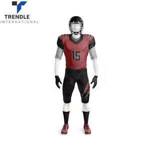 Tenues de football américain imprimées par transfert thermique, axées sur la performance, 100 % polyester, personnalisables, vêtements d'entraînement - Product Image 2