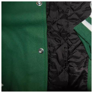 Top Quality <b>Men's</b> Baseball Custom Logo Varsity <b>Jackets</b> Low Price Short Sleeve <b>Leather</b> Windproof Quilted <b>Men</b> Varsity <b>Jacket</b> - Product Image 6
