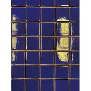 Deep Sea Blue 1 7/8 \ "X 1 7/8 \" Remodelación de pared Azulejo cerámico 100 SQFT C # L22 Producto cerámico Premium - Product Image 1