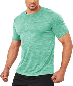 Camiseta de verano para hombre, camisetas de secado rápido, camisetas para correr para hombre, ropa deportiva de entrenamiento elástica para atleta de manga corta, informal para exteriores - Product Image 6