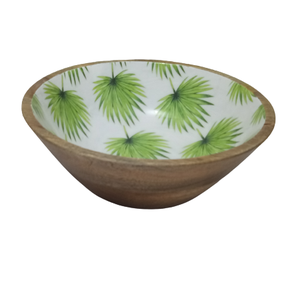 Cuenco de madera más vendido con ensaladeras decorativas impresas con esmalte personalizado a precio barato - Product Image 2