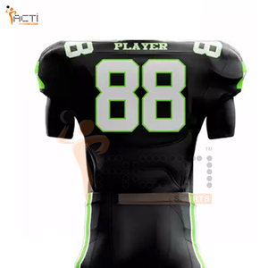 Uniformes de Fútbol Americano Transpirables de Alta Calidad en Oferta, Servicio OEM/ODM, Impresión de Nombre de Equipo Personalizado, 100% Poliéster ACTI para Hombre - Product Image 6