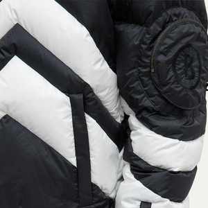 แจ็คเก็ตบอมเบอร์ผ้าฝ้ายแท้ 100% แบบใหม่สำหรับผู้หญิงไซส์พลัส เสื้อโค้ทบุใยอุ่นสำหรับฤดูหนาว พับเก็บได้ คุณภาพดี - Product Image 2