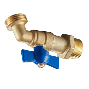 Robinet de tuyau à 1/4 de tour, robinet de tuyau en laiton sans plomb, robinet de vidange, filetage NPT, fabricant pour système de plomberie - Product Image 4