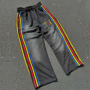 Pantalones de chándal acampanados informales de diseño personalizado para hombre, pantalones de chándal para correr, cintura elástica, pantalones de chándal Acampanados para hombre - Product Image 5