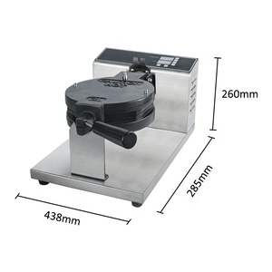 Thiết bị nhà bếp Thương mại đa chức năng <span class=keywords><strong>Hong</strong></span> <span class=keywords><strong>Kong</strong></span> phong cách kỹ thuật số trứng <span class=keywords><strong>Waffle</strong></span> maker không dính xoay điện nguồn điện - Product Image 3