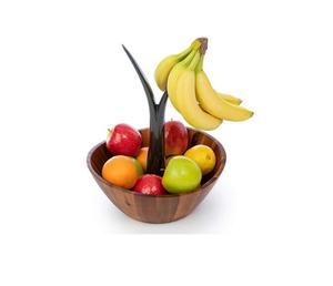 Classic Design <b>Wooden</b> <b>Fruits</b> <b>Bowl</b> With Finest Quality Round Shape Tabletop <b>Fruits</b> And Salad Serving <b>Bowls</b> - Product Image 6