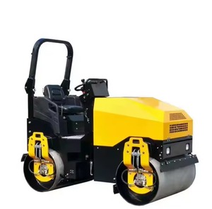 Compacteur d'Asphalte Tandem Vibrant Hydraulique à Essence Diesel 1 5 Tonnes Pompe à Rouleaux Machine Environnementale Municipale - Product Image 2