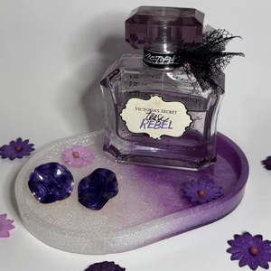 Plateau décoratif en résine de plusieurs couleurs, organisateur de cosmétiques, décoration d'intérieur, plateau ovale en résine, plateau de coiffeuse, haute qualité - Product Image 6