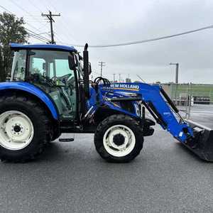 Tractor Agrícola Automático 4x4 de 75HP con Cabina con Aire Acondicionado y Bomba de Motor, Diseñado para una Agricultura Eficiente, Disponible en Stock, Venta al Por Mayor, Entrega Rápida - Product Image 1