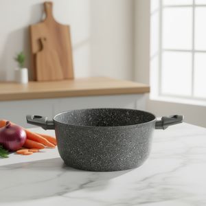 MINERALIA 20cm Non-Stick Aluminum Casserole Dish Grey BS4802029103 Dish for TV Non-Stick Casseroles - Product Image 3