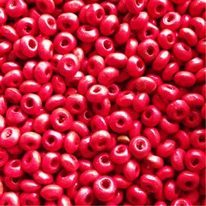 Perles rondes en bois de 4 mm, forme personnalisée, colorées, fabriquées à la main, gravées, design moderne, respectueuses de l'environnement, multi-pièces, montage mural - Product Image 1