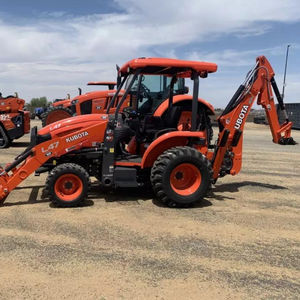 Prix d'usine Kubota L47 Tractopelle 10 CV, Tracteur compact diesel sur roues, Mini-chargeuse pour travaux agricoles, de construction, de terrassement et de levage - Product Image 1
