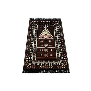 SHARK anatolian prayer rug kilim 15 COFFEE - Product Image 3