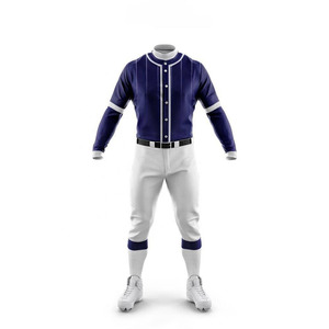 Prix de gros Offre Spéciale professionnel Logo personnalisé et conception Baseball sublimé uniforme de prix de gros blanc - Product Image 3