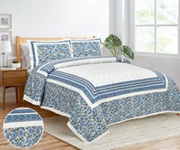 Draps de lit en lin 100% écologiques faits sur mesure, motif végétal imprimé, disponibles en tailles King et Queen, y compris des taies d'oreiller pour la revente