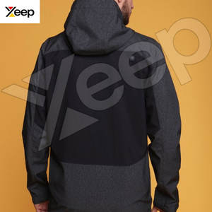 Design Your Own Logo <b>Hooded</b> Winter Softshell <b>Jacket</b> with Front Logo Position Quick Dry & Breathable OEM Service Wholesale Price - Product Image 4