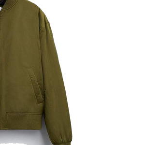 Blousons Bomber Épais Unisexe au Design Optimal, Couleur Unie, Respirants, pour l'Hiver, Service OEM, Col Montant, Fermeture Frontale – Vente en Gros - Product Image 2