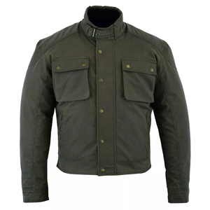 Vente de gros Veste de moto de course personnalisée de la meilleure qualité Service OEM Veste de motard en cuir imperméable et coupe-vent - Product Image 1