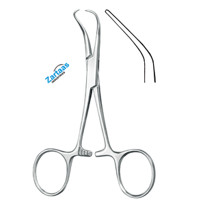 Pince à serviettes Backhaus en acier inoxydable de haute qualité 8cm / 3.25 pouces Fabricant d'instruments chirurgicaux - Product Image 1