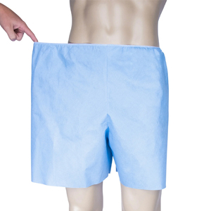 กางเกงบ็อกเซอร์แบบใช้แล้วทิ้งสำหรับผู้ชาย ผ้าไม่ถักทอ เอวยางยืด บรรจุแยกชิ้น ชุดชั้นในสำหรับสปา - Product Image 5