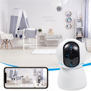 ICSEE suivi automatique 1080P sans fil animal de compagnie bébé surveillance caméra Audio <span class=keywords><strong>Babyphone</strong></span> 360 degrés panoramique/inclinaison Wifi vidéo bébé moniteur - Product Image 4