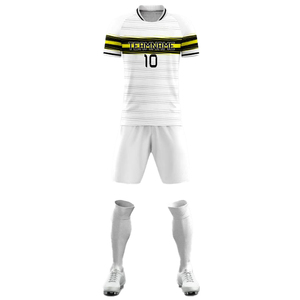 Ventes en gros de nouveaux maillots de football pour hommes, uniforme d'équipe, logo personnalisé imprimé, polyester, manches courtes, options - Product Image 2