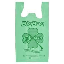 Bolsas de la compra de camisetas biodegradables personalizadas al por mayor para supermercados y tiendas - Product Image 6