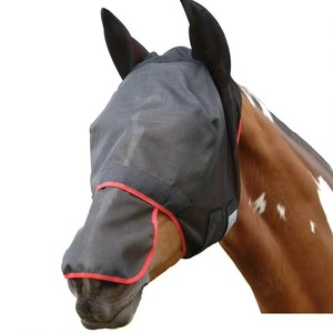 Máscara de mosca de caballo de alta calidad con cobertura facial completa de malla suave transpirable y protectora para pantalones de equitación - Product Image 5