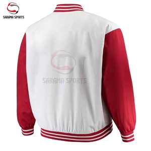 Vestes de baseball de haute qualité pour hommes, personnalisées et imprimées sur mesure, avec patchs en chenille, vente en gros - Product Image 4