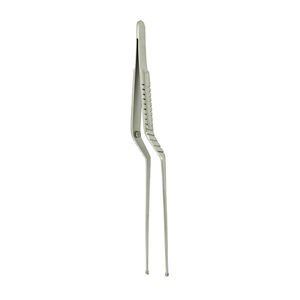Pinces bipolaires de type baïonnette neurochirurgicales de haute qualité, prise de type US à 2 broches, 22 cm - Product Image 4