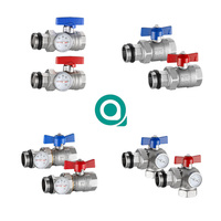 Oferta Especial: Válvulas de Bola de Latón OEM de 1 pulgada, Tipo Recto, para Sistemas de Calefacción por Suelo y Componentes
