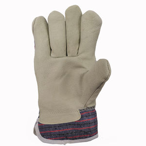 High Performance Cowhide Leather Welding Gloves with Nylon Lining Extra Protection Industrial Work Heavy Driving <b>Safety</b> <b>Clothing</b> - Product Image 1