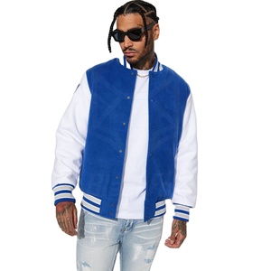 OEM Vente en gros Personnalisable Chenille Broderie Laine Manches Stand Letterman Vintage Baseball Bomber Hiver Respirant Coupe-vent - Product Image 1