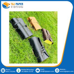 Cuaderno de diario negro, cubierta suave de alta calidad con papeles de borde Deckle, 100 páginas, logotipo personalizado, conjunto de proveedor de cuaderno aceptable - Product Image 6