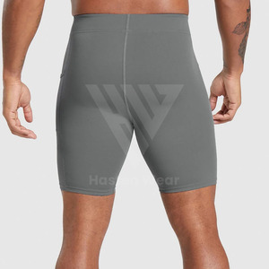 Pantalones Cortos de Compresión para Entrenamiento, Hechos de Tela Elástica Suave que Brinda Soporte Firme y Servicio de Impresión Personalizada - Product Image 3