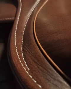 Silla de montar inglesa de piel auténtica de alta calidad al por mayor para montar a caballo, color y tamaño personalizables, origen marrón - Product Image 6