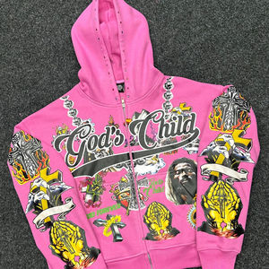 <b>Top</b> Quality Custom Full <b>Zip</b> <b>up</b> Custom Print Hoodie Cotton Blank <b>Men</b> Hoodies for Sale With Low Price hoodies <b>men</b> - Product Image 6