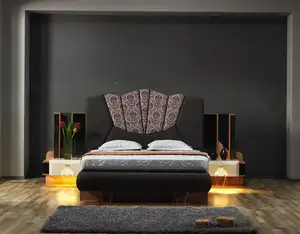 दीवान बेडरूम सेट मिरर बेड आधुनिक डिजाइन उच्च गुणवत्ता वाले टर्की फर्नीचर सस्ती कीमत प्रतिबिंबित अलमारी